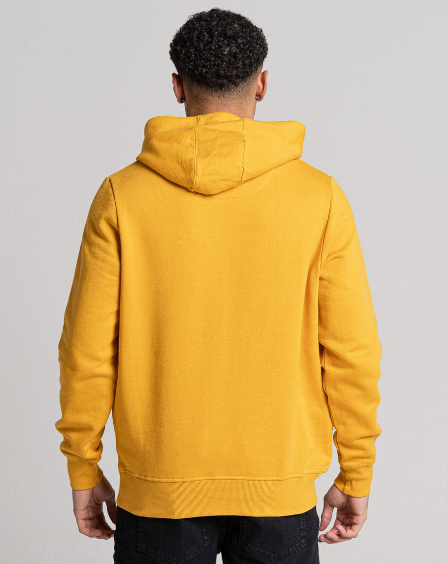 UNISEX PLAIN HOODIE MUSTARD